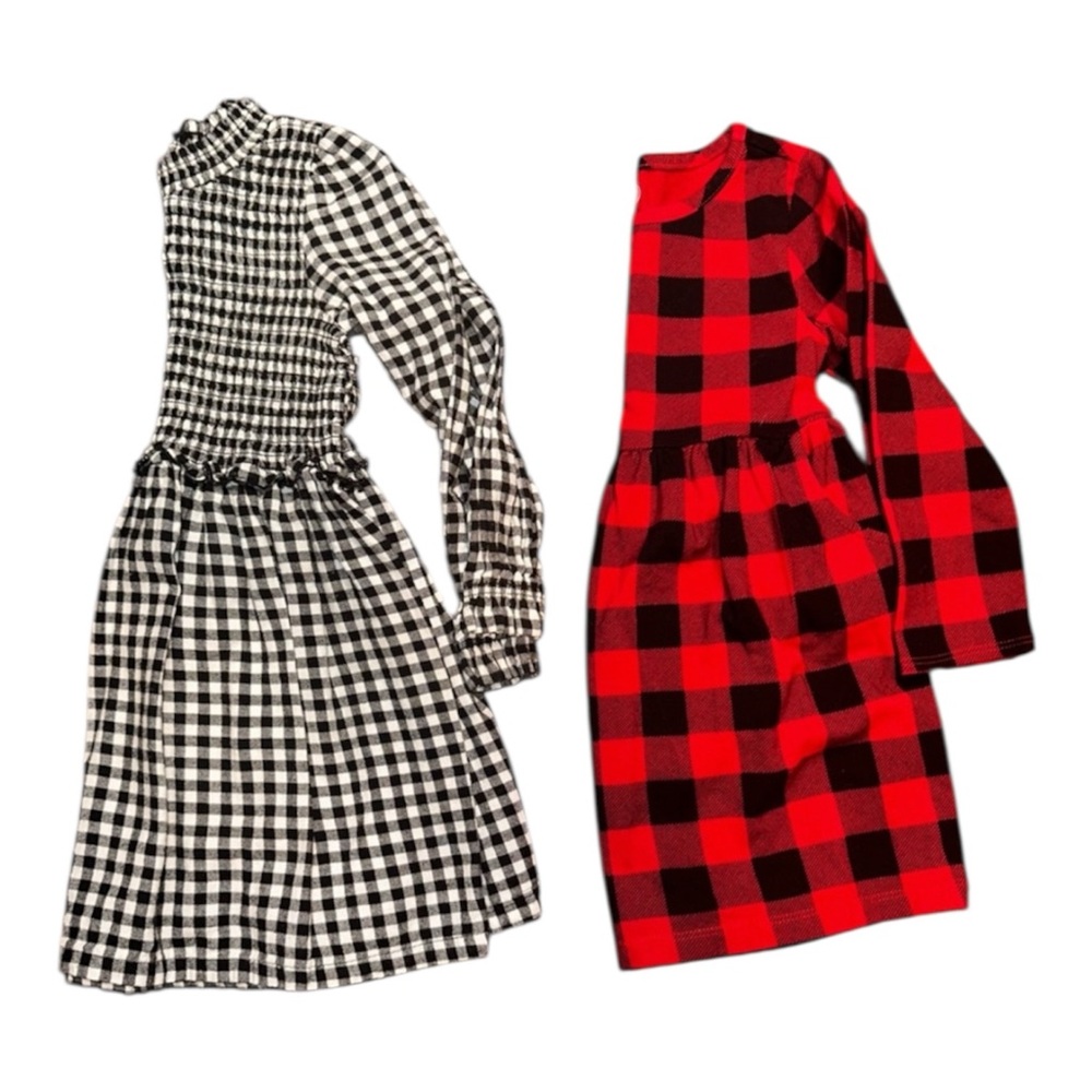 Wonder Nation Long Sleeve Dress Bundle Toddler Girl Size 3T